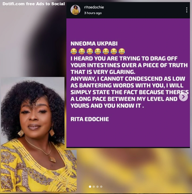 You are a bad influence  Rita Edochie fires back at Nneoma Ukpabi with damning claims and receipts