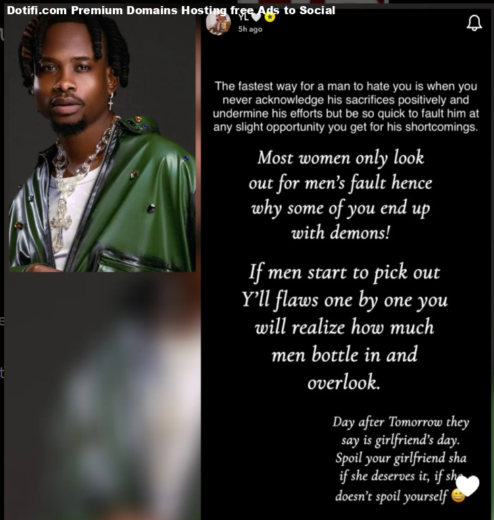 Most women only look out for mens faults  Yhemolee speaks ahead of Girlfriends Day