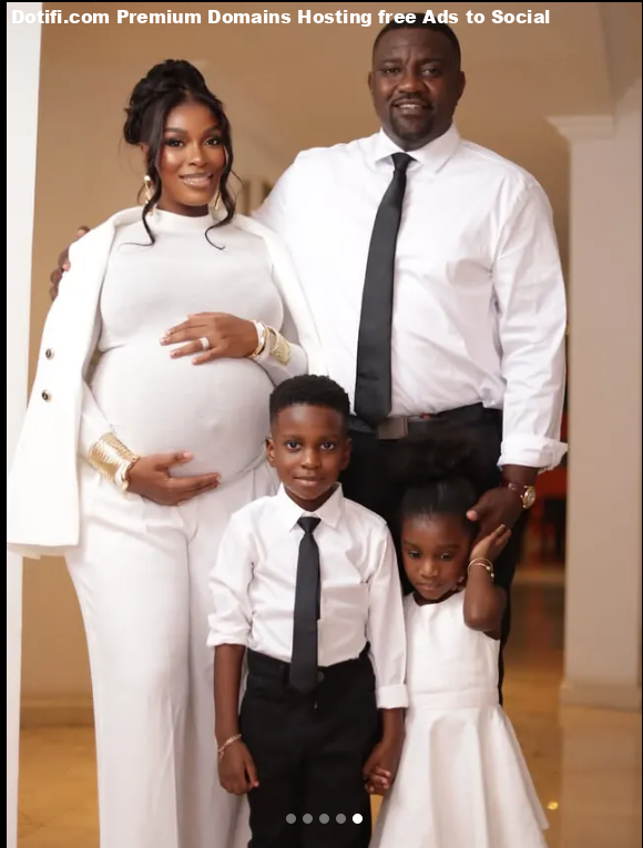 Ghanian actor and politician John Dumelo and wife Gifty reveal they welcomed a son a year ago