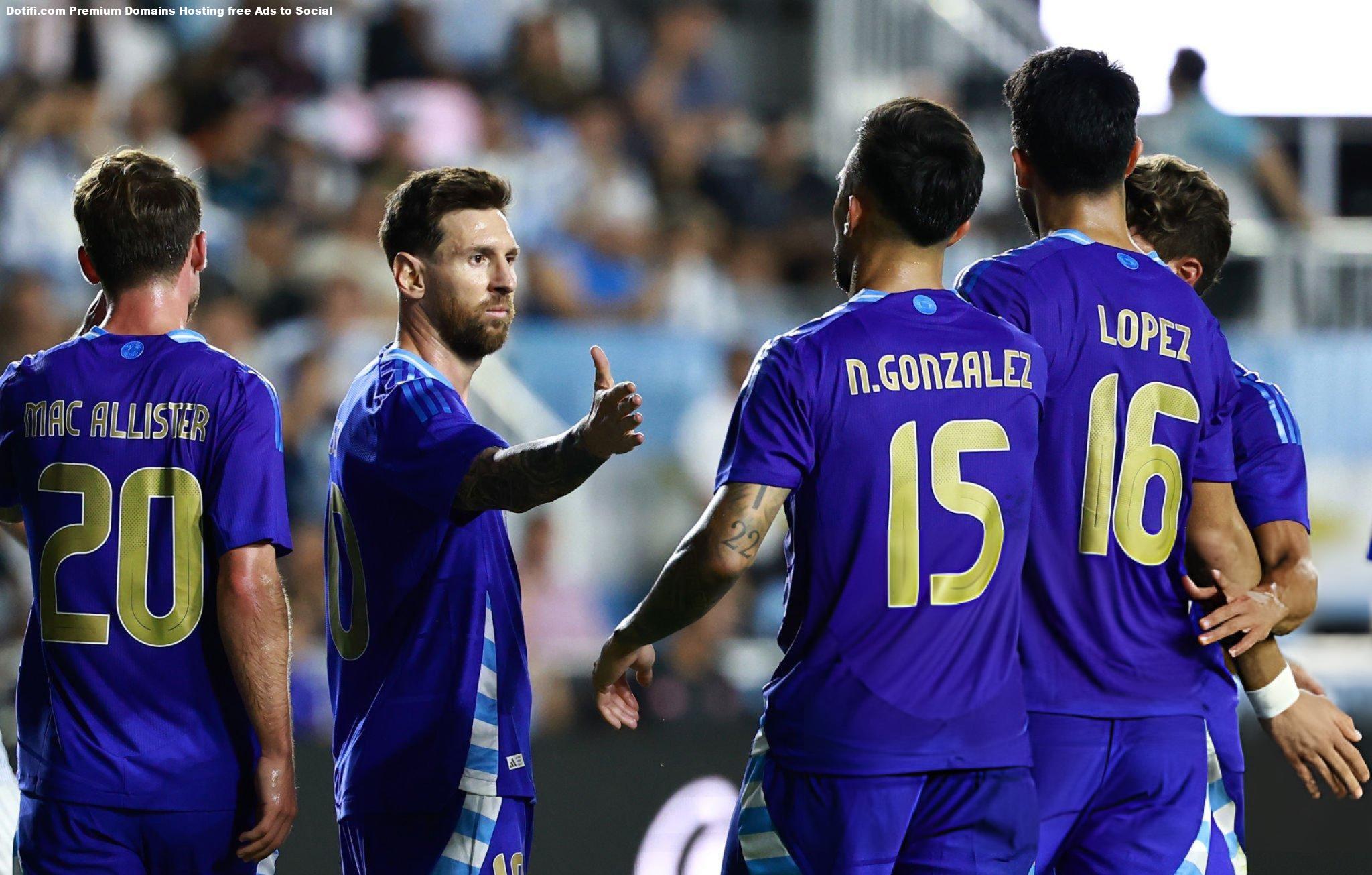 Lionel Messi, Argentina vs Puerto
