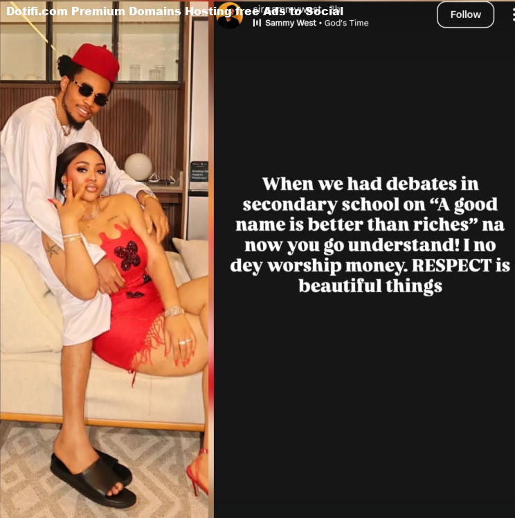 A good name is better than riches - Regina Daniels brother reacts amid ongoing drama between his sister and her Husband, Ned Nwoko