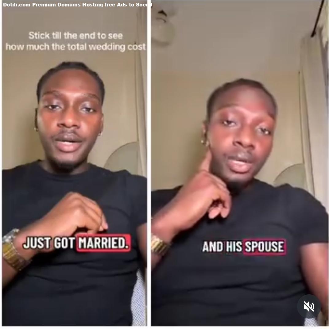 Man shares shocking cost of his friends wedding, says couple took $88,000 loan