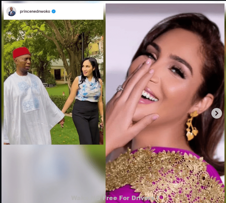 Senator Ned Nwoko celebrates 5th wife, Laila, with sweet birthday message