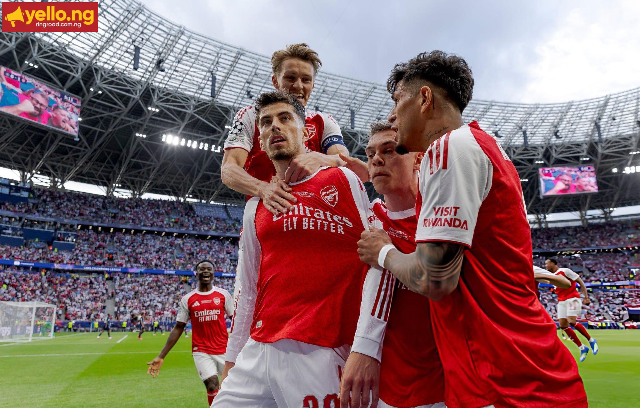 Kai Havertz, Arsenal, Paris Saint-German, Champions League, 2025/26 UEFA Champions League