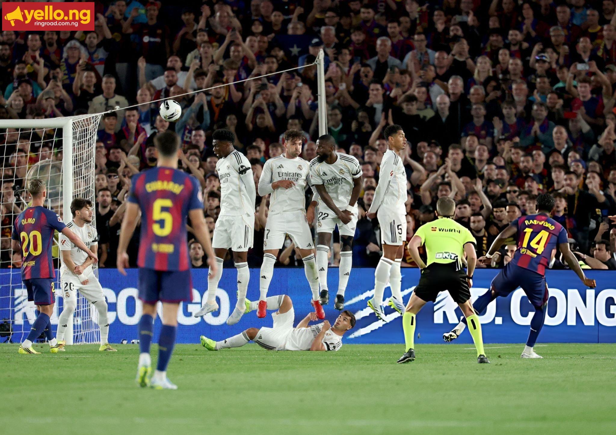 Marcus Rashford, Barcelona, Real Madrid, ElClasico, LaLiga