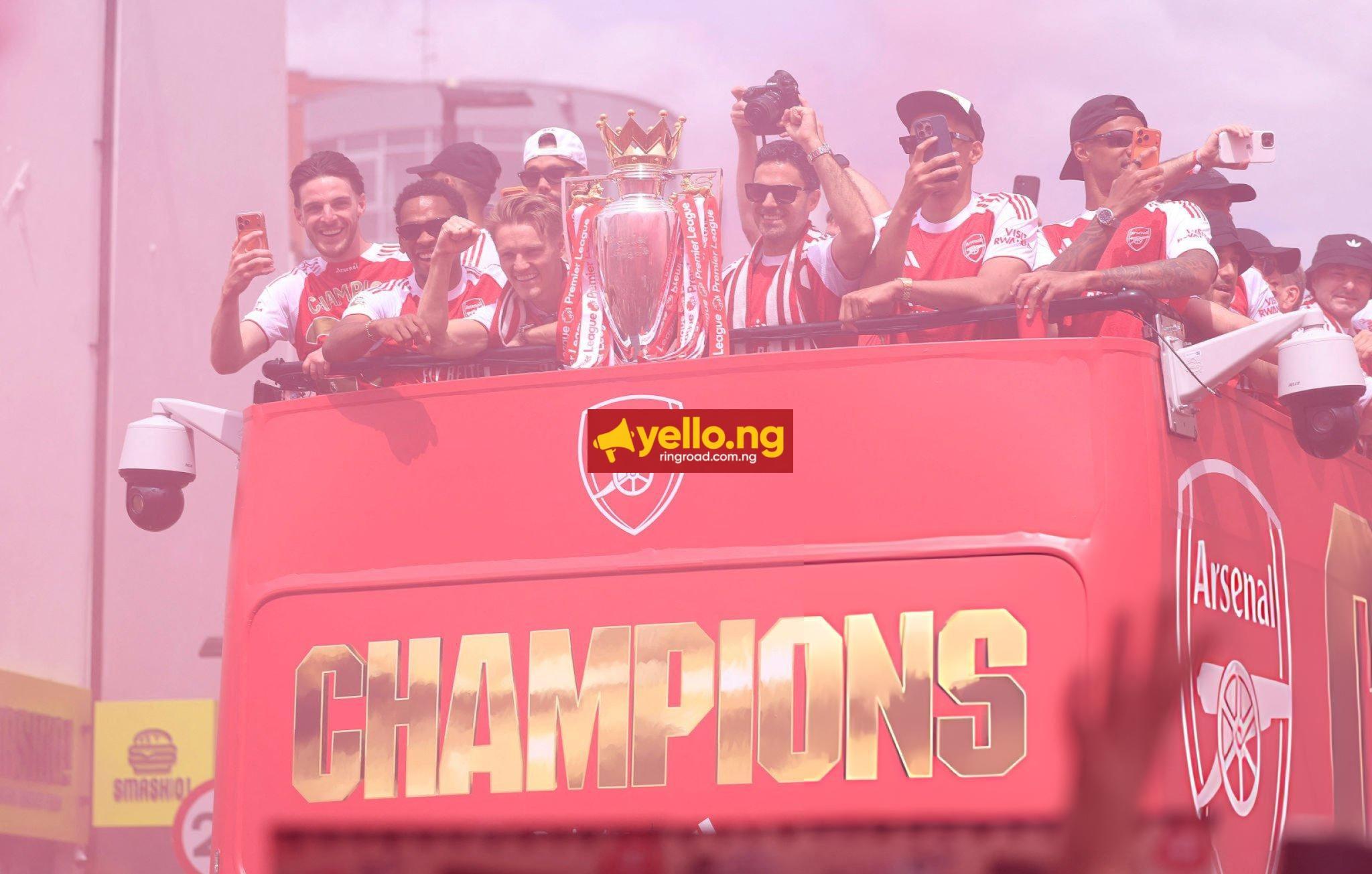 Arsenal, 2025/26 English Premier League, Premier League Champions, Mikel Arteta, Declan Rice