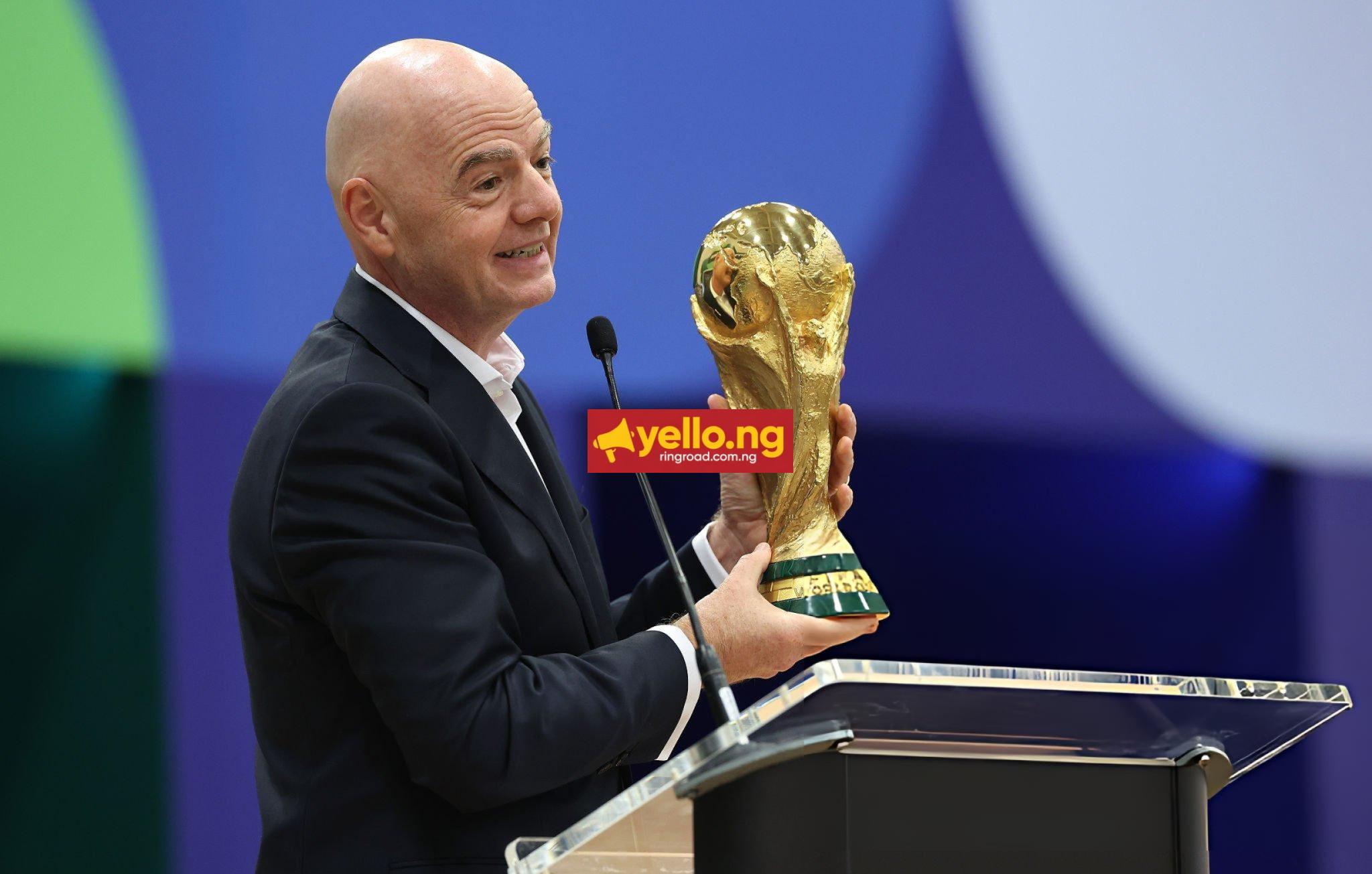 2026 FIFA World Cup Trophy, 2026 FIFA World Cup, FIFA, Giannis Infantino