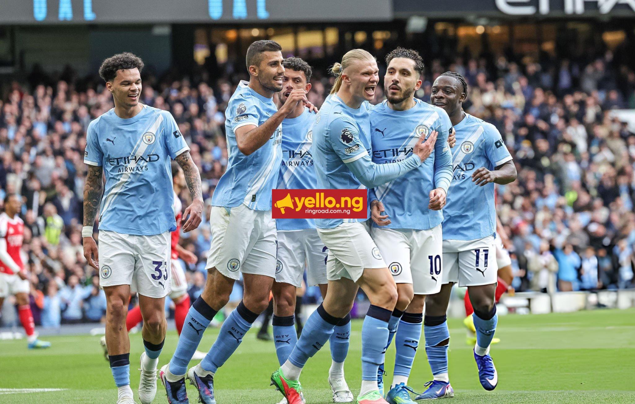 Manchester City vs Arsenal, Premier League