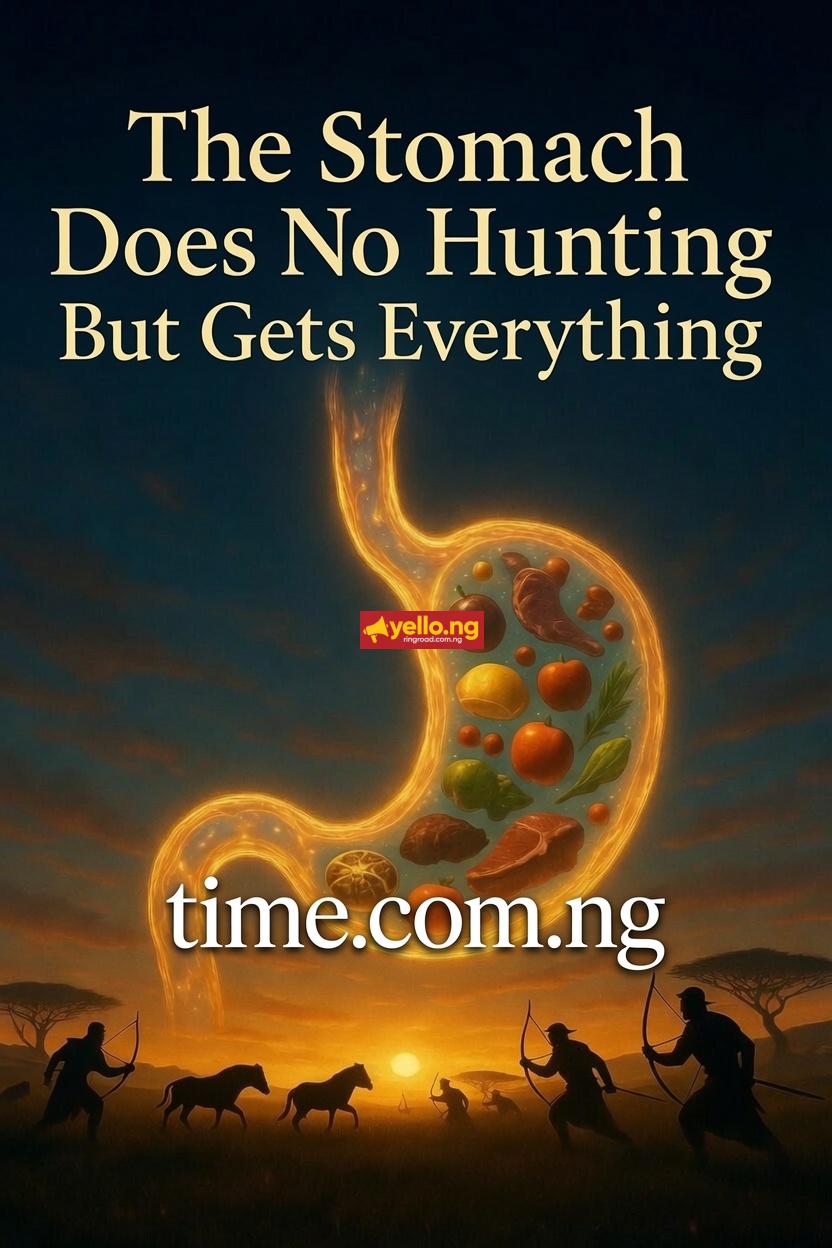 The Stomach Does No Hunting But Gets Everything