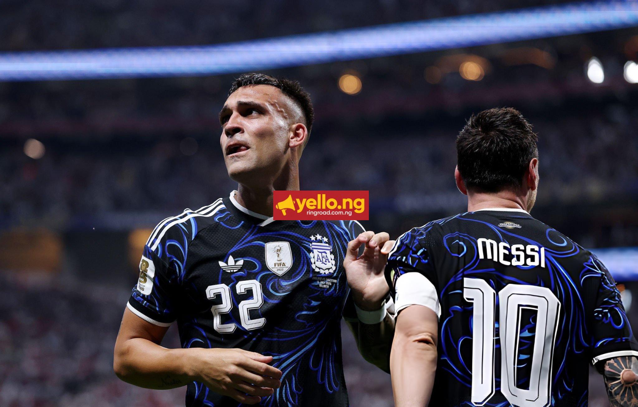 Lautaro Martinez, Lionel Messi, Argentina, World Cup