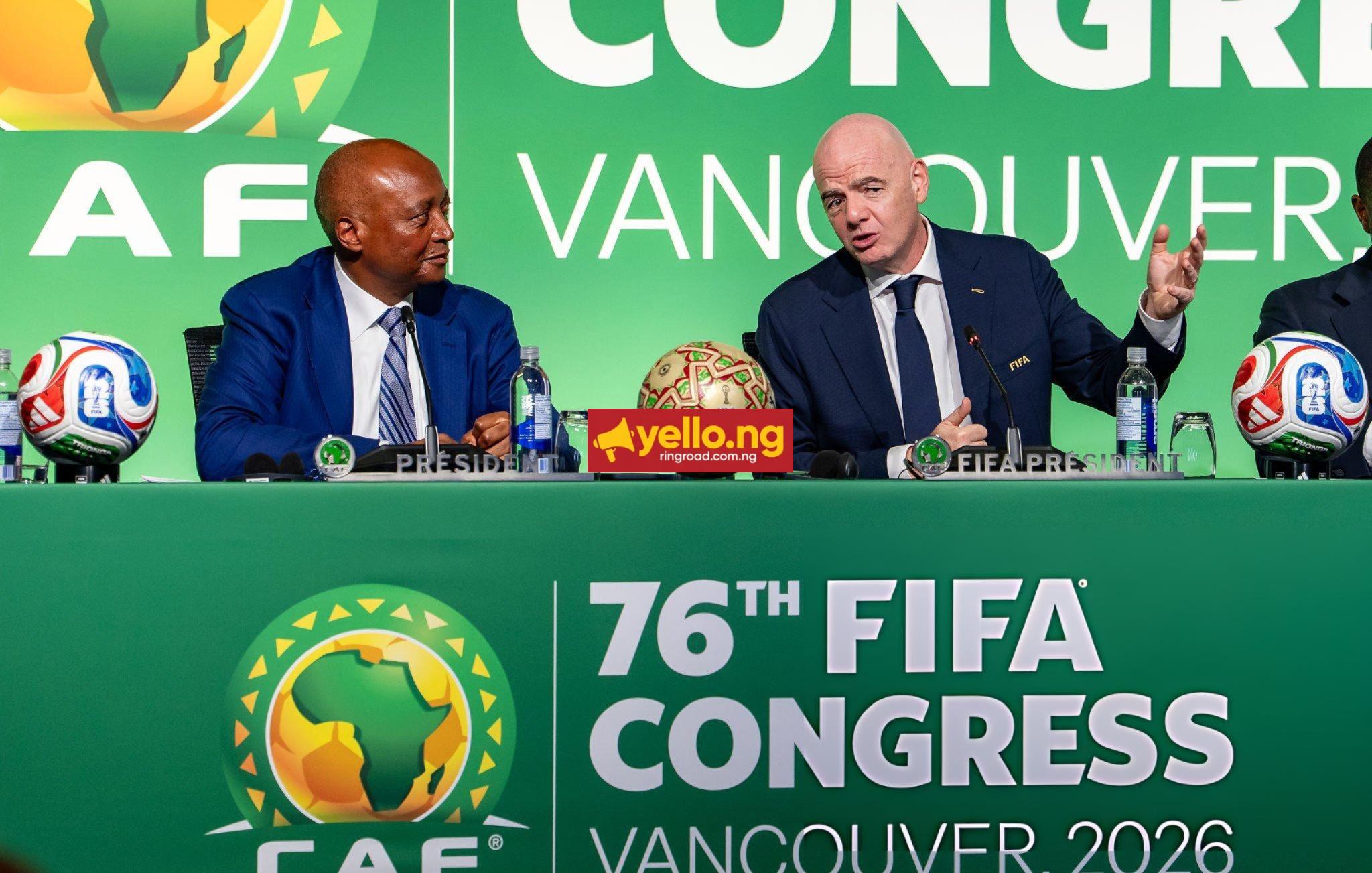 CAF, FIFA, UEFA, Duke Udi, Giannis Infantino